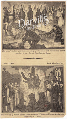 Thirteen Protestant Martyrs
The Burning of Julius Palmer, John Gwin and Thomas Askine